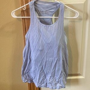 Zyia light blue exercise too with built in bra